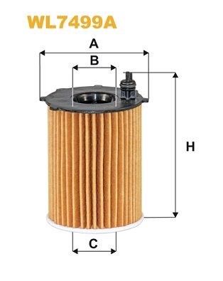 WIX FILTERS alyvos filtras WL7499A